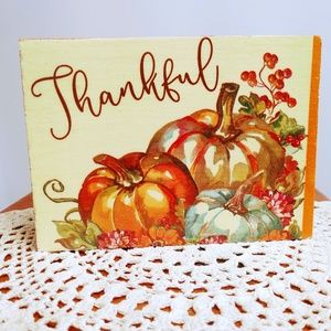 4/$20 TIERED TRAY DECOR/MINI WOOD SIGN/FALL DECOR $